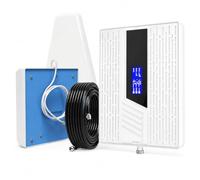 Kit d'antenne amplificateur de réseau mobile, amplificateur de signal LTE 4G pour amélioration de la couverture 2100/1800/900 MHz