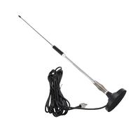 Kit d'antenne CB magnétique, support en acier inoxydable de 26,37 pouces, kit d'antenne radio CB complet et accessoires avec base magnétique puissante et câble de 3 mètres (3m)