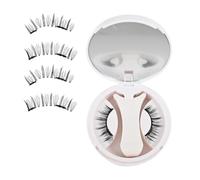 Kit d'applicateur de faux cils magnétiques - Système de cils magnétique réutilisable - Structure flexible et légère - Style design complet - Convient pour les débutants