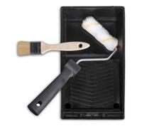 KIT D'APPLICATION DE PEINTURE MULTI-USAGES TECPINT par Tecno Prodist - Rouleau, Seau et Pinceau Anti-gouttes - Murs - Plafonds Kit