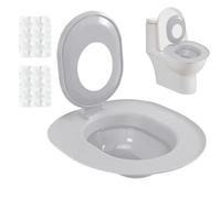 Kit d'apprentissage à l'utilisation des toilettes pour les chats - Siège de toilette urinoir amovible,Système de formation aux toilettes pour chat | Pour sous-sol, animalerie, maison, appartement, sal