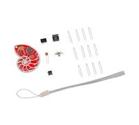 Kit d'apprentissage de circuit avec carte PCB, composants LED et cordon pour la pratique de la soudure et l'affichage de projets, circuit imprimé, kit d'entraînement de soudure électronique