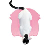 Kit d'apprentissage de la propreté pour chat - 41 x 39 x 3,5 cm - Bac à litière universel en polypropylène | Siège de toilette réutilisable pour chats pour apprendre à votre chat à utiliser le bac à