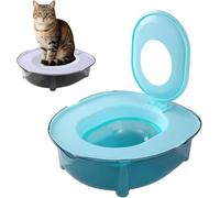 Kit d'apprentissage de la propreté pour chat, bac à litière portable, design jetable, contrôle des odeurs, anti-éclaboussures, grande épaisseur, pour chatons et chats