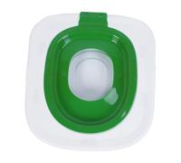 Kit d'apprentissage de la propreté pour Chat, Urinoir Réutilisable pour Entraîneur de Toilettes pour Chat, Matériau ABS, Conception Détachable, adapté à Toutes Les Tailles, (Green)