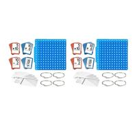 Kit d'apprentissage des mathématiques, ensemble d'exercices d'arithmétique avec tableau de multiplication en silicone et cartes de table de multiplication, cartes éclair pour la maison ou l'école-2SET