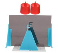 Kit D'apprentissage D'optique Physique, Plastique Blanc | Aide Pédagogique pour Collège, Démontre les Images de Miroir Plan, Usage en Expériences Étudiantes