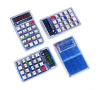 Kit d'apprentissage électronique pour assembler une calculatrice LED fonctionnelle, pratique à souder et capacités de calcul multifonctions (vert)