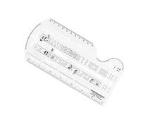 Kit d'apprentissage professionnel du personnel musical comprenant un guide de notation, une règle et un tableau d'entraînement pour différents niveaux de compétence pour adultes et enfants