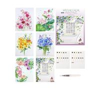 Kit d'aquarelle 12 couleurs, carnet portable pratique