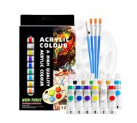 Kit d'aquarelle de voyage pour enfants - Kit de peinture compact, fournitures d'art de voyage | Kit d'aquarelle de voyage parfait, kit de peinture portable, expérience de liberté créative, dive