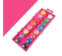 Kit d'aquarelle, kit de peinture aquarelle pour, jeu de dessin éducatif, jeu de dessin de 16 couleurs, kit d'aquarelle de voyage avec pinceau pour artisans amateurs et amateurs de p