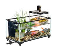 Kit d'aquarium for Tortues - Kit de démarrage Complet avec Drainage par Le Bas for Tortues, crabes, Poissons et Reptiles