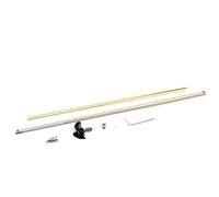 Kit d'arbre de bateau RC, axe Flexible de 4mm, chien d'entraînement, joint, hélice D34, écrou d'hélice, Tube en laiton de 300mm for bateau RC(Left L350mm)