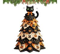 Kit d'arbre de Noël en tissu multi-couches fait à la main avec tablette