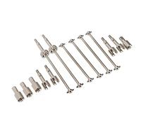 Kit d'arbre D'entraînement CVD en Métal, Essieux CV, Conception Rotative, Acier traité Thermiquement pour 144001 RC, Mise à Niveau de Voiture
