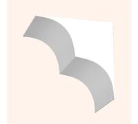 Kit d'arc de porte à monter soi-même, Kit de moulures d'arcade for cloisons sèches, paquet 2, plusieurs tailles, accent rond à peindre, conception universelle(2 Pack,RXRXW 9x9x10in)
