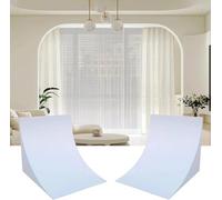 Kit D'arc De Porte Arrondi, Demi-cercle Intérieur À Peindre, 2 Pièces, Élégant Et Moderne, For Salons Chambres Coucher(30 * 30 * 30cm)