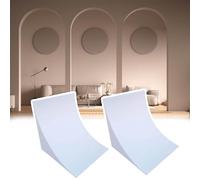 Kit D'arc de Porte Arrondi Kit de 2 Arches de Porte Arrondies en Mousse, Moulure D'angle D'arche à Peindre Soi-même, Décoration pour Ouverture D'arche de Porte(10.2x10.2x10.2"(26x26x26cm))
