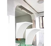 Kit d'arc de porte arrondi, Kit de cadre porte en arc, bricolage, moulage mousse demi-cercle précourbé, 2 pièces, plusieurs tailles