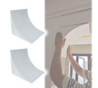 kit d'arc de porte arrondi Kit de porte en arc précourbé EPA 2 pièces, moulure de garniture d'ouvertures de porte incurvées élégantes à peindre, taille personnalisable(11x14.2x14.2in/28x36x36cm)