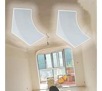 kit d'arc de porte arrondi Kit de porte en mousse légère - Lot de 2, garniture d'arc de porte en demi-cercle, moulure d'arc arrondie préfabriquée, décorative(5.5x5.5x5.5in/14x14x14cm)