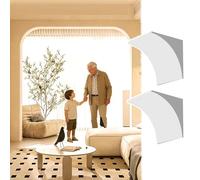 Kit d'Arc de Porte Cornière d'angle en Plâtre pour Arc, Ponçable, 2 Pièces, Moulure/Console en Plaques de Plâtre Sans Joint, Personnalisable, Panneau de Lambris(W31xH31xT31cm/12.2x12.2x12.2")