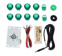 Kit d'arcade durable avec installation par simple pression pour une personnalisation facile, bouton-poussoir lumineux apportant une touche élégante