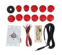 Kit d'arcade durable avec installation par simple pression pour une personnalisation facile, bouton-poussoir lumineux apportant une touche élégante