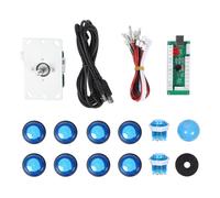 Kit d'arcade personnalisable avec micro-interrupteurs pour des performances électroniques professionnelles, composants longue durée, idéal pour
