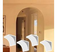 Kit d'arcade pour porte d'intérieur, Kit de moulures en arc de porte for cloisons sèches, plusieurs tailles, paquet de 2(4 Pack,26x26x26cm)