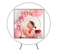 Kit d'arche de ballons d'extérieur - Étagère décorative en métal résistant aux intempéries pour mariages, anniversaires et fêtes - Disponible en 1,8 m, 2,0 m, 2,4 m - Design blanc élégant