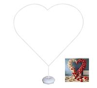 Kit d'arche de ballons en forme de cœur, décoration de fond de fête, kit de support de ballons, kit de support de colonne de ballons amovible, convient pour un mariage