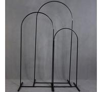 Kit d'arche de ballons en métal - Structure solide pour décoration de jardin, idéale pour les plantes grimpantes, assemblage facile pour les décorations d'événements et de fêtes