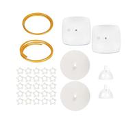 Kit d'arche de ballons, support d'arche de fond doré avec base | Cadre de décoration pliable pour anniversaire, fête, guirlande de fleurs, photographie, mariage