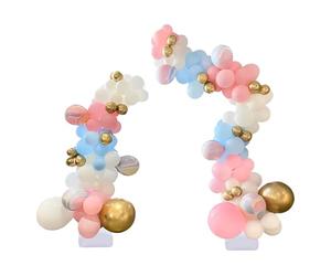 Kit D'Arche De Ballons, Support Demi-Arche Avec Base, Ensemble De Supports Pour Ballons, Peut êTre Utilisé Pour La DéCoration De L'EntréE, Toile De Fond, L'Espace Photo, DéCoration De ScèNe