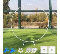 Kit d'arche de ballons - Support rond en métal pour mariage, anniversaire, fête prénatale - Décoration stable et durable pour guirlande de ballons