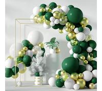 Kit D'arche De Ballons Verts, 146 Pièces D'arche De Ballons Verts, Kit De Guirlande De Ballons Verts Et Blancs, Ballons De Fête, Ballons De Fête, Avec Bande D'arche De Ballons, Ruban De Ballons