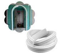 Kit d'arche de porte à faire soi-même pour cloison sèche intérieure, garniture murale incurvée, moule flexible et étanche pour ouverture de porte (2 m, 1,9 cm de largeur)