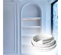 Kit d'arche de porte à faire soi-même pour mur, bande de moulage d'arche de 3,3 à 10 m de long, coins arrondis pour cloison sèche, installation facile, cadre de porte décoratif