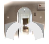 Kit d'arche de porte en mousse - Moulure pré-courbée pour portes en | Kit de garniture d'arche de porte en mousse haute densité pour une installation facile et une mise à niveau décorative dans
