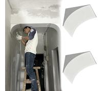 Kit d'arche porte arrondie Kit de 2 moulures cintrées pour porte, à monter soi-même, pour cloisons sèches. Cadre arrondi en demi-cercle porte intérieure(30cm/11.8in,20x20cm/7.9x7.9in)