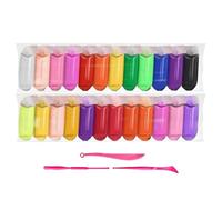 Kit d'argile de modélisation - 12 couleurs 7 g par paquet | Pâte à modeler non toxique - Kit de bricolage pour - Pour filles et adultes - Jeu créatif à la maison, à l'école, à la salle de