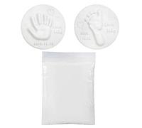 Kit D'argile Empreinte de Main de bébé Pâte Douce Non Toxique 20g Enregistrement de Croissance de bébé avec Instructions pour les Nouveau-nés (7)