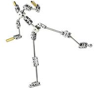 Kit d'armature de marionnette Stop Motion - Figurine d'animation en acier inoxydable, facile à assembler, design de personnage en métal - 15 cm de haut