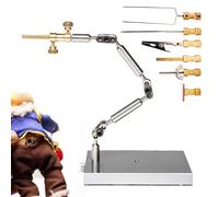 Kit d'armature Stop Motion, ensemble gréement Claymation 26cm, kit bras de plate-forme Stop Motion Studio pour soutenir le mouvement de vos figurines avec 6 connecteurs pour modèle d'action