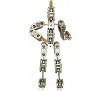 Kit d'armature stop motion, figurine de marionnette en métal pour personnage, 15 cm de haut, idéal pour le bricolage et l'animation professionnelle Stop-Motion