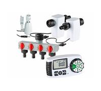 Royal Gardineer Kit d'arrosage automatique avec capteur de pluie et accessoires