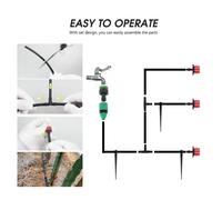 Kit D'arrosage Automatique Des Plantes Avec Tuyau De 25m Et Goutteurs Réglables, Micro Système D'irrigation Goutte-À-Goutte, Diy