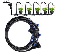 Kit d'arrosage, buse en cuivre réglable, direction d'arrosage flexible, préfabriqué 12m